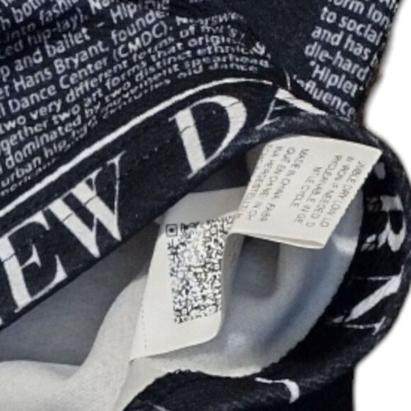 Mulvari Black & White Newspaper Print Bodycon Spaghetti Strap Maxi Dress XL! - Picture 5 of 15